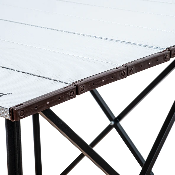 Katlanabilir Alüminyum Kamp ve Piknik Masası - Akordion - Silver - (54024) - Resim 5