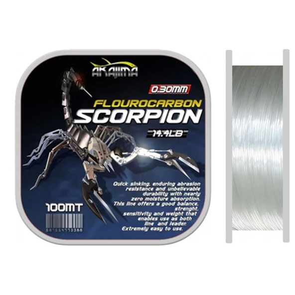 Scorpion Fluorocarbon Misina 100 mt 0.40 mm ürün görseli 1