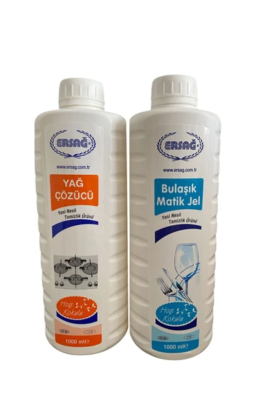Ersağ Ersağ Bulaşık Matik Jel 1000 ml +Yağ Çözücü - 1