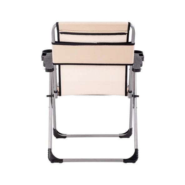 Katlanabilir Piknik ve Kamp Sandalyesi - Bardaklıklı - Rock -Kapadokya (A-18-R7)- 140KG Taşıma - 4