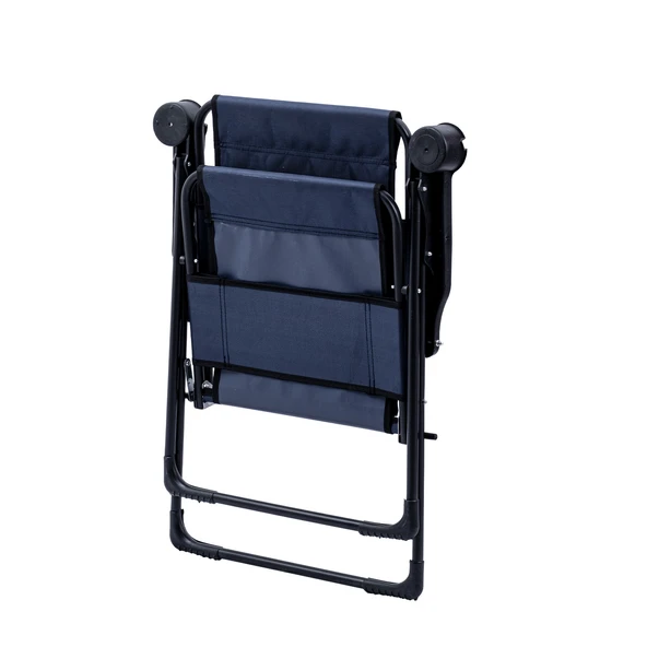 Katlanabilir Kamp Sandalyesi - Rest - Bardaklıklı - Argeus - Lacivert - Resim 4