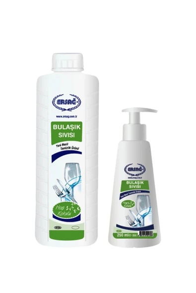 Ersağ Bulaşık Sıvısı Hoş Kokulu 1000 ml + Aparatlı kutusu - 1