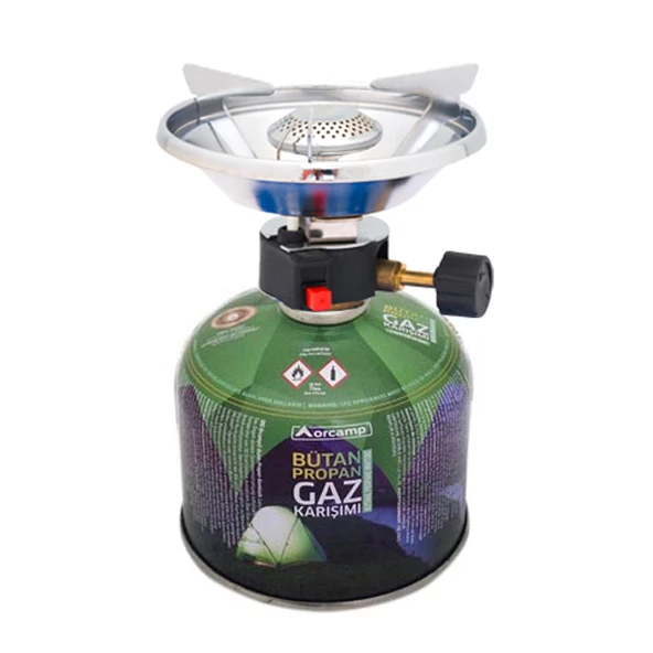 Çakmaklı Kamp Ocağı + 230 gr Kartuş ( Aygaz Model - CK-193-230)