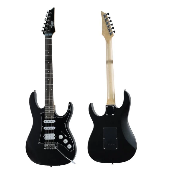 Midex RPH-320BK-50AMP Siyah Renk Super Strat Kasa HSS 50W Amfili Elektro Gitar Seti - 3