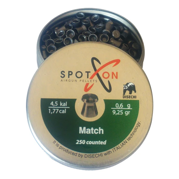 Spoton Match Havalı Saçma 4.5 mm (250'li) ürün görseli