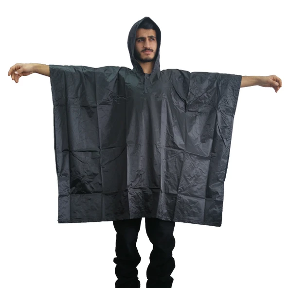 Savage Panço Yağmurluk 11015 (Siyah) - 2