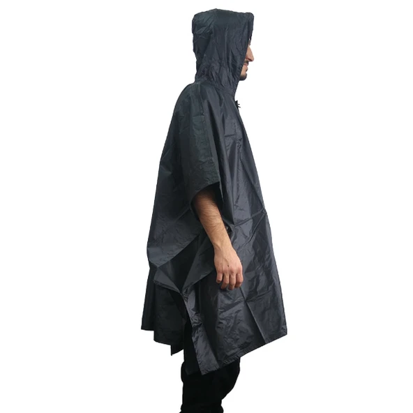 Savage Panço Yağmurluk 11015 (Siyah) - 3