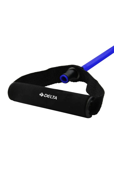 Delta 120 cm Tutacaklı Hafif Sert 7*10 mm Pilates Direnç Lastiği - 5