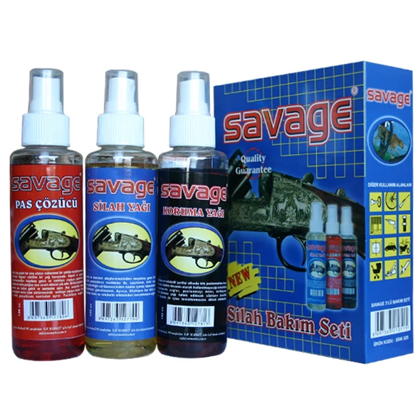 Savage Üçlü Silah Bakım Yağı Seti ürün görseli