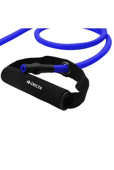 Delta 120 cm Tutacaklı Hafif Sert 7*10 mm Pilates Direnç Lastiği - 4