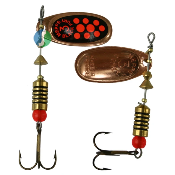 Alabalık Turna Döner Olta Kaşık - Mepps - Black Fury - Bakır-Portakal No:3 ürün görseli