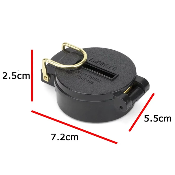 Argeus HS-DC45-1 Plastik Pusula Siyah - Resim 2