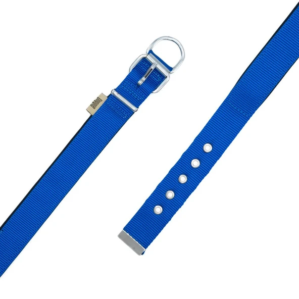 Doggie Konfor Dokuma Boyun Tasması Royal Blue 3.0*47-55 cm (DSBT-3010 L) - 3
