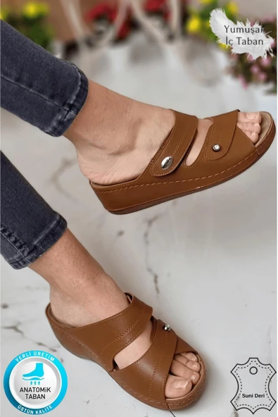 indispensablely  Depi Kadın Ortopedik Yumuşak Taban Günlük  Şık Taşlı Misafir   Dışarı & Ev Terliği ürün görseli