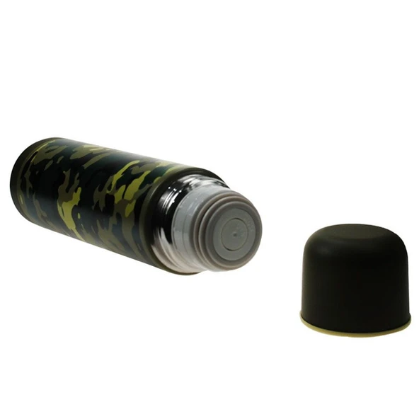 Çelik Termos - 0,50 LT - Çift Kat Çelik - Kamuflaj - Penguen (PNG-1050AS) - 2