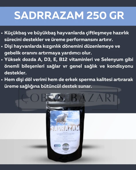 KIZGINLIK İÇİN BİREBİR SADRAZAM (250 GRAM) ürün görseli