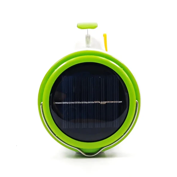 Gold Police Solar&Şarjlı El Feneri JQ-6088 3 W (Projektör) Yeşil - 2