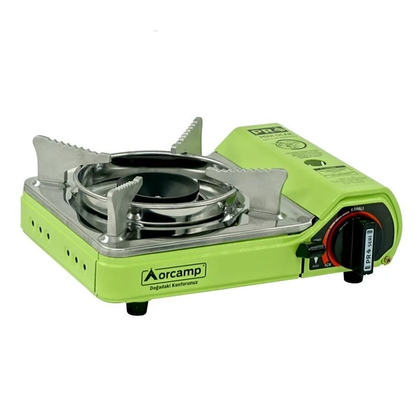 Tekli Çantalı Mini Portatif Ocak - Orcamp - Yeşil (CK-506) - 3