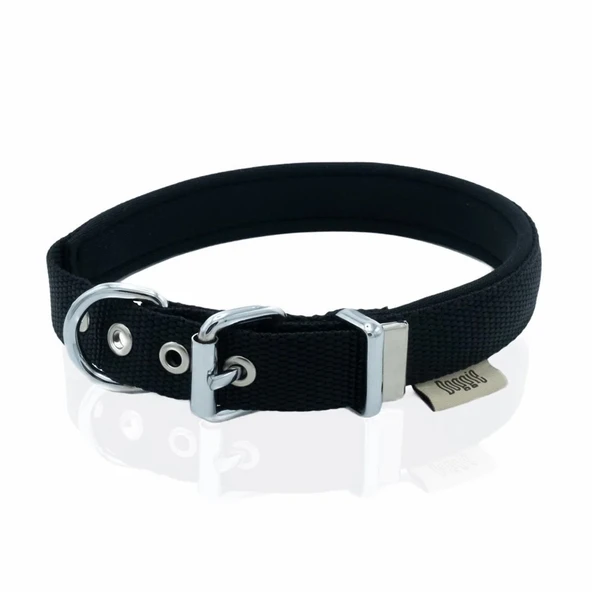 Doggie Konfor Dokuma Kemikli Boyun Tasması Siyah 2.0*35-40 cm (DSBT-2062 M) - 3