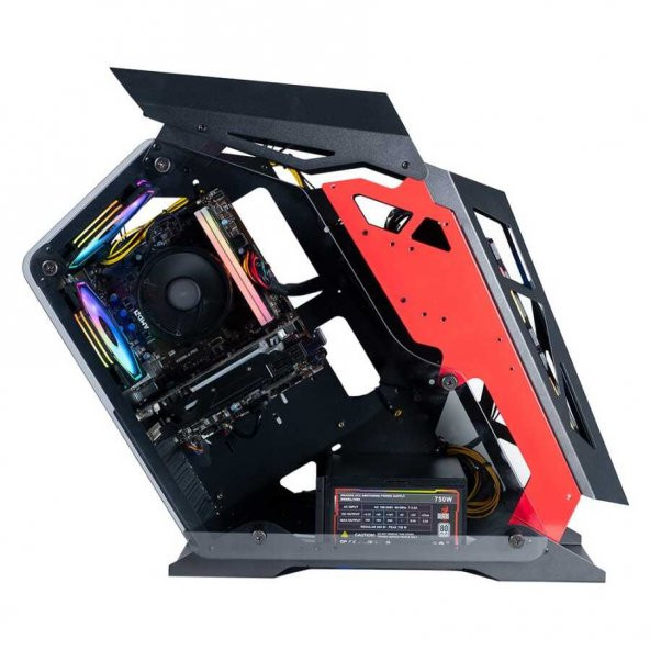 Dragos DRx791 Ryzen 5 3600 16GB Ram 256GB NVMe 4GB GTX1050Ti 27 inç Curved Oyun Bilgisayarı - 3