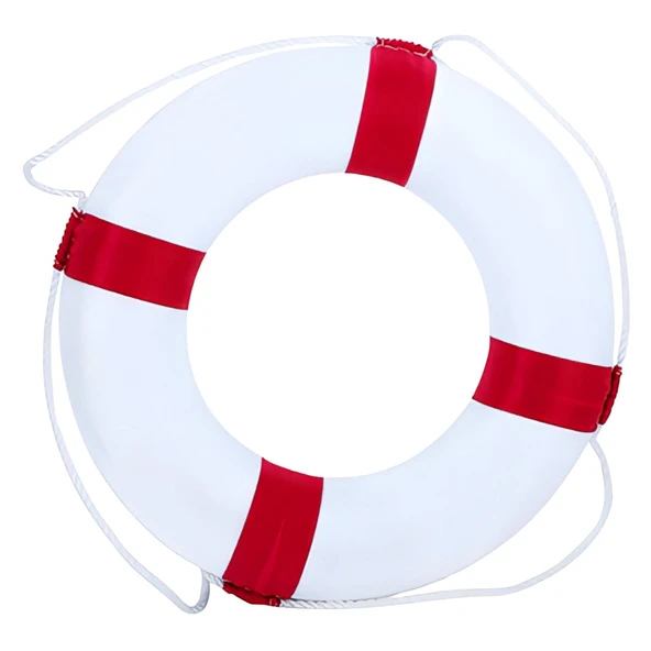 Savex Can Simidi Büyük Beyaz - Kırmızı Şeritli (TRS.001)