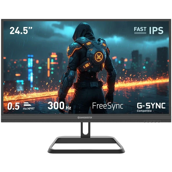 GameBooster GB-25F320FF 24.5" 300Hz 0.5ms HDMI DP FreeSync G-Sync HDR400 FHD Fast IPS Gaming Monitör - 1