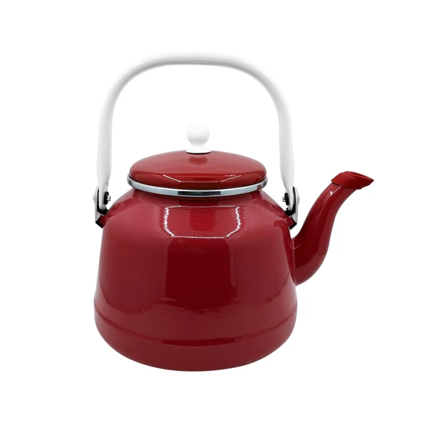 Orcamp Retro Emaye Kamp Çaydanlığı Kırmızı OUT-1551 - 3