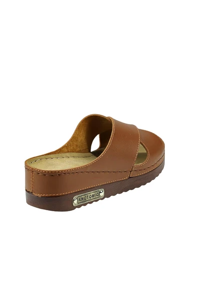 indispensablely  Lina Kadın  Ortopedik Konfor Modeli  Hafif  Topuklu Günlük Dışarı Ev İçi Terliği - Resim 8