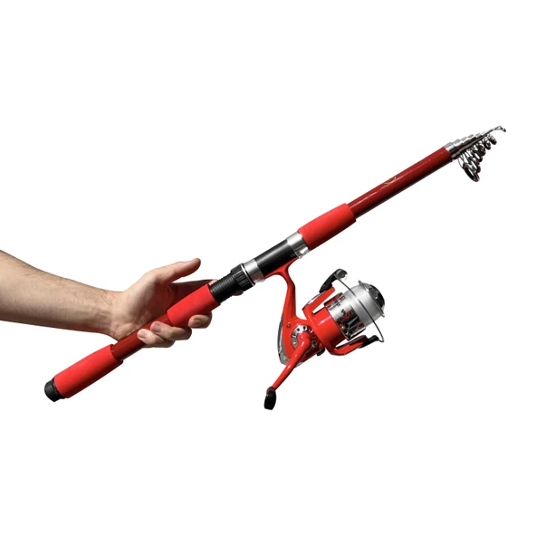 Protackle Combo Kamış Makine Set 2.10 mt Kırmızı - 2