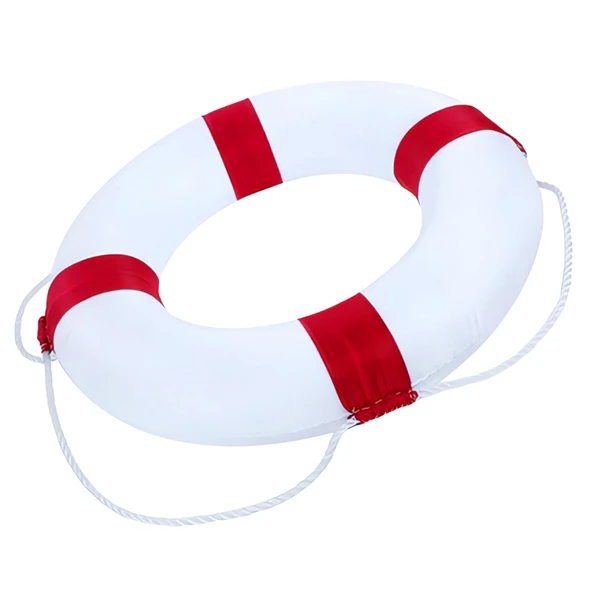 Savex Can Simidi Büyük Beyaz - Kırmızı Şeritli (TRS.001) - 2