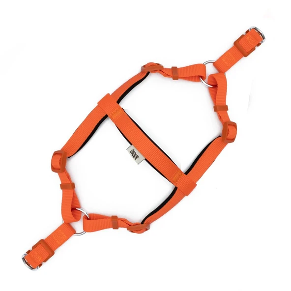 Doggie Konfor Dokuma Ronin Göğüs Tasması Turuncu 2.0*45-55 cm (DSGT M) - 2