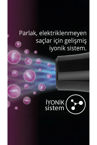 Kiwi Khd-2151 Profesyonel İyonik 2,5 Metre Kablolu Saç Kurutma Makinesi - 3