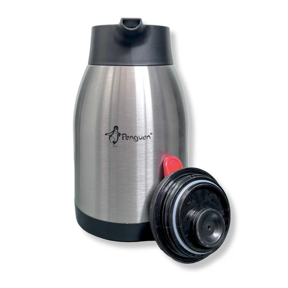 Sürahi Çay Termosu - 2 LT - Çift Kat Çelik - Penguen (PNG-1200P) - 3