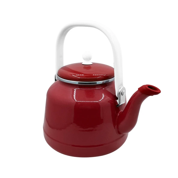 Orcamp Retro Emaye Kamp Çaydanlığı Kırmızı OUT-1551 - 2