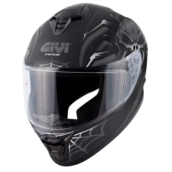 GIVI 50.X ARACHNO MAT SİYAH-GRİ KAPALI KASK ürün görseli
