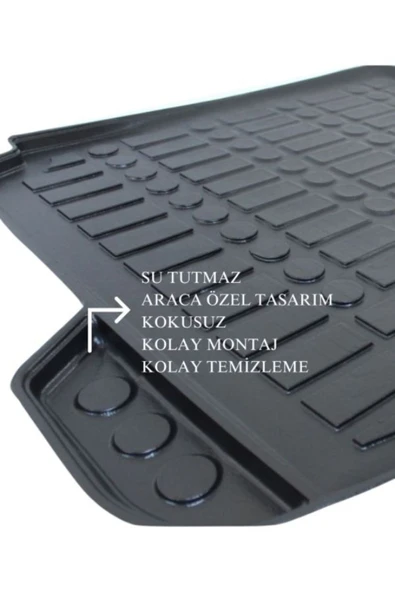 WEHHLER Seat Ibiza Sw 2008-2017 5d Su Kanallı Bagaj Havuzu-bagaj Paspası - Resim 4