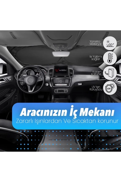 WEHHLER Ford Transit 2.0 Ecoblue 500 Ed Chassis 2025 Ön Cam Güneşliği-Torpido Korucuyu Yuvarlak - Resim 5