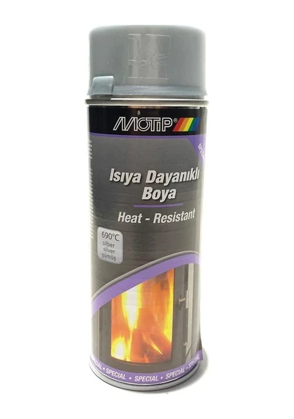 Motip Isıya Dayanıklı Sprey  Boya Gümüş 400 ML 690 DRC ürün görseli