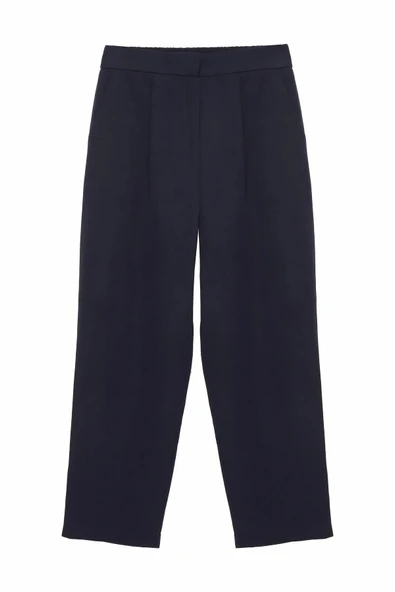 Quzu Kemer Detaylı Kadın Pantolon - 2