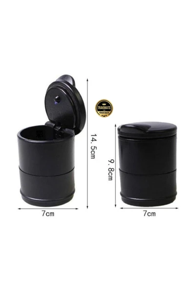 TRAKMATS Peugeot Partner 1 1998-1999-2000-2001-2002-2003-2004-2005-2006-2007-2008 Mavi Işıklı Kapaklı Küllük - Resim 3