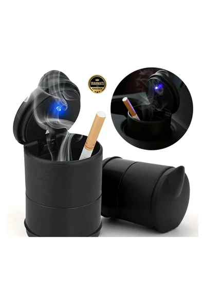 TRAKMATS Peugeot Partner 1 1998-1999-2000-2001-2002-2003-2004-2005-2006-2007-2008 Mavi Işıklı Kapaklı Küllük - Resim 2