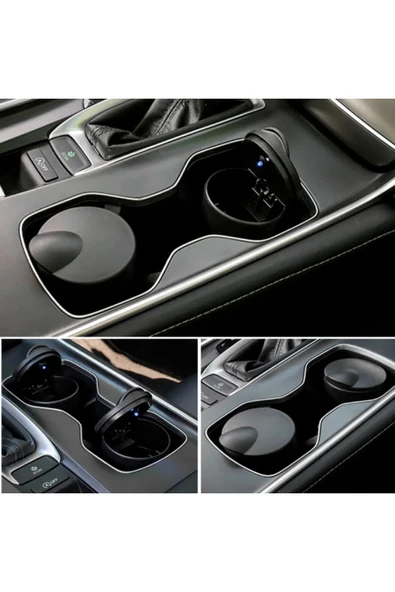 WEHHLER Ford FOCUS 3 STW 2011-2012-2013-2014 Mavi Işıklı Kapaklı-Küllük-Bardaklık-Kumbara - Resim 2