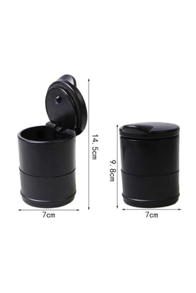 WEHHLER Fiat Punto 2019-2020 Mavi Işıklı Kapaklı-Küllük-Bardaklık-Kumbara - Resim 8