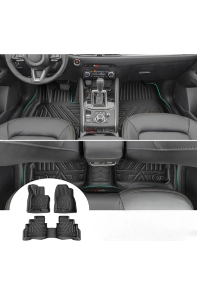 WEHHLER DACIA SANDERO STEPWAY-COMFORT 2020-2021-2022-2023-2024-2025 4D CARBON DESEN PREMIUM PASPAS ürün görseli 1