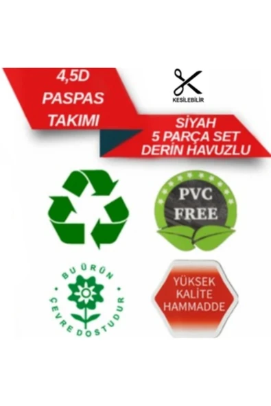 WEHHLER Tofaş Kartal 1981-1982-1983-1984-1985-1986-1987 C.R.B Kaliteli Derin Havuzlu Kesilebilir Paspas - Resim 6