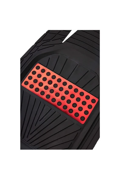 Beka52 Mitsubishi ASX 2012 4D Uyumlu  Havuzlu Yeni Nesil Universal Paspas Kırmızı - 5