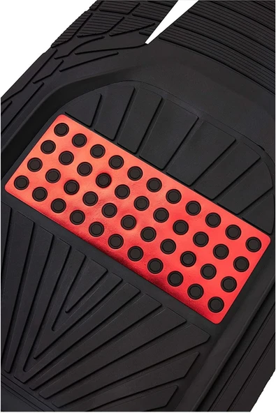 Beka52 Citroen C4 Picasso 7 Koltuk 2013 4D Havuzlu Yeni Nesil Universal Paspas Kırmızı - Resim 5