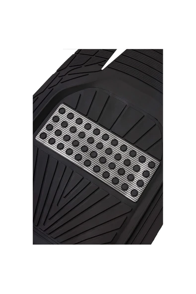 Beka52 Audi Q5 2009 4d Uyumlu Havuzlu Yeni Nesil Universal Paspas Krom Gri - Resim 3