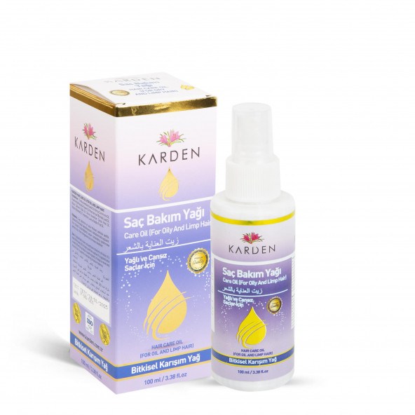 Karden Saç (Yağlı) Bakım Yağı 100 ml