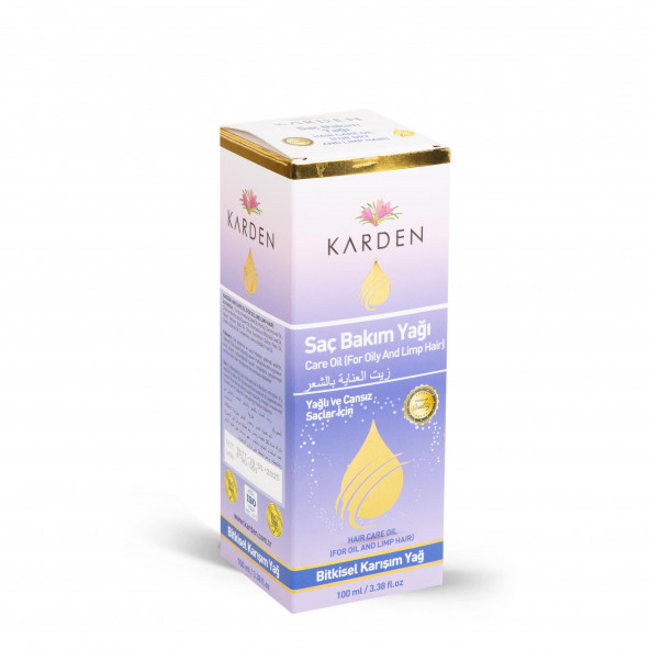 Karden Saç (Yağlı) Bakım Yağı 100 ml - 2